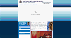 Desktop Screenshot of djjforeclosurelaw.com